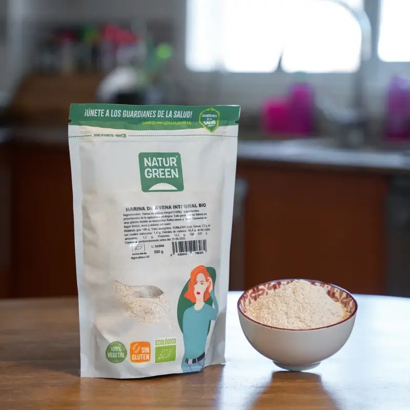 Naturgreen Vollkorn-Haferflocken Glutenfrei, 500 g