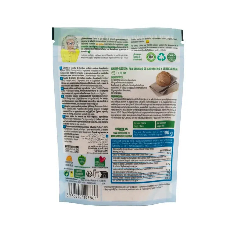 Naturgreen Flohsamen Bio, 100 G