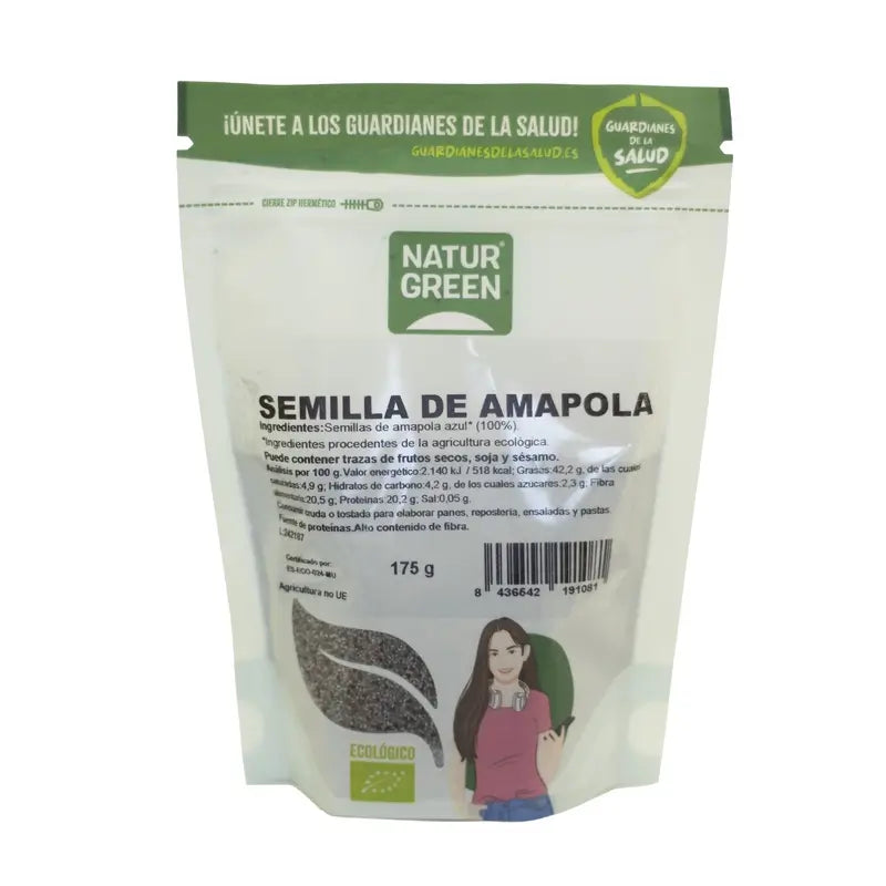 Naturgreen Bio Mohnsamen, 175 g