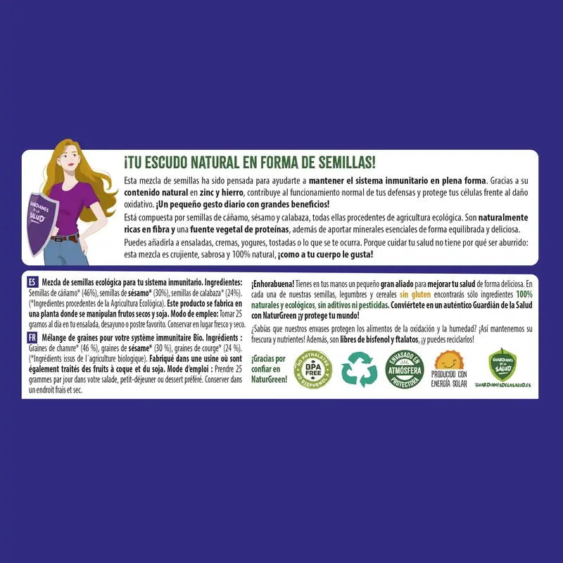 Naturgreen Bio-Samen für Ihr Immunsystem, 175 Gramm
