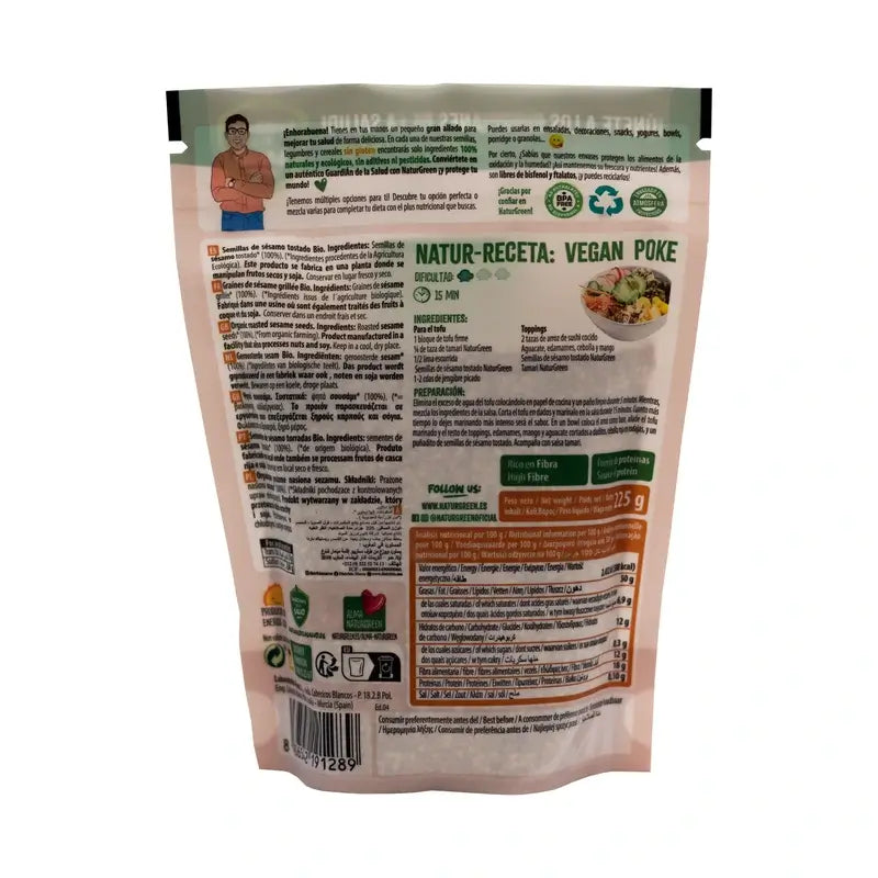 NaturGreen Bio Gerösteter Sesam 400 g