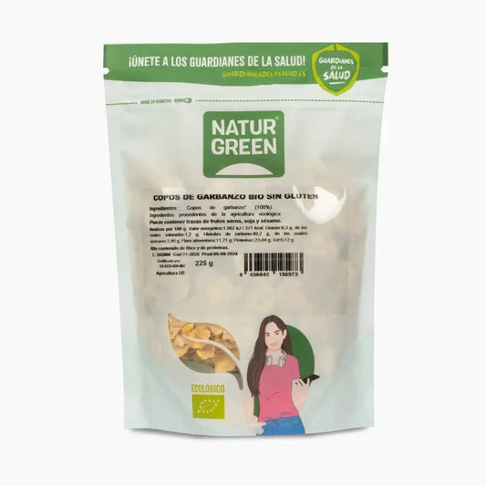 Naturgreen Bio-Kichererbsen-Snacks, 225 g