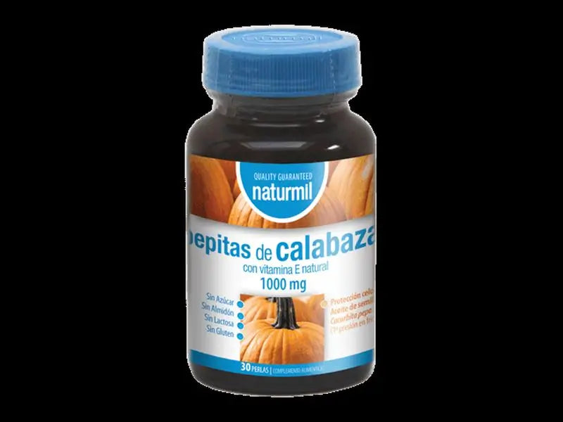 Naturmil Calabaza Pepitas 1000 Mg, 30 Perlas      