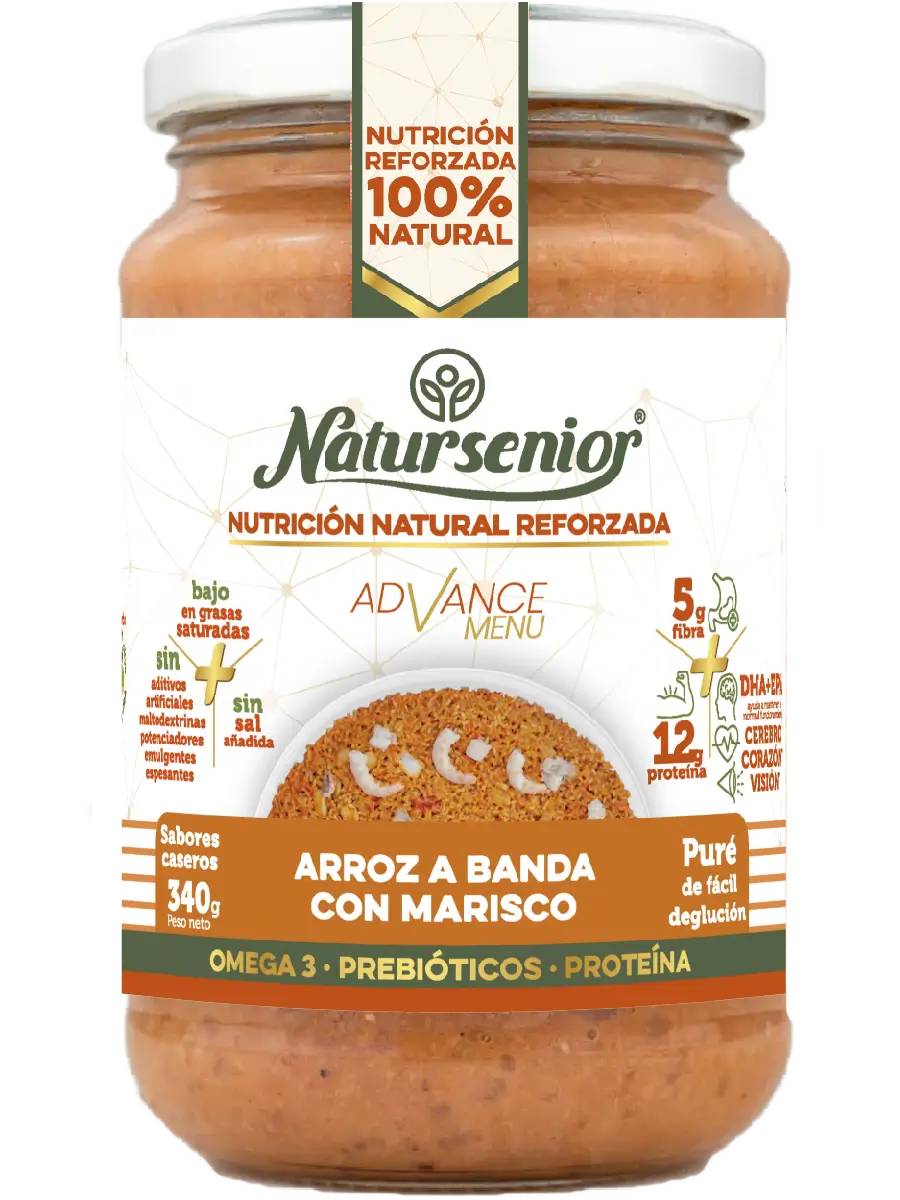 Natursenior Adult Reisbrei mit Meeresfrüchten mit Omega 3 Dha+Epa, Präbiotika und Eiweiß. , 340 gr