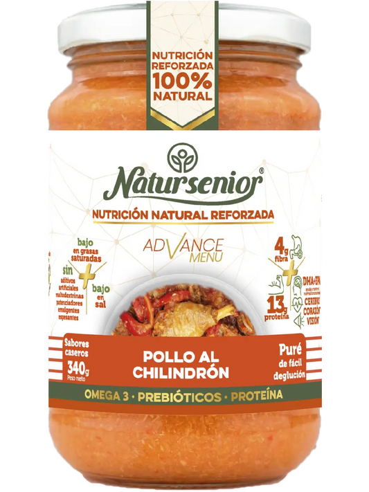 Natursenior Adult Hühnerbrei mit Omega 3 Dha+Epa, Präbiotika und Proteinen. , 340 gr