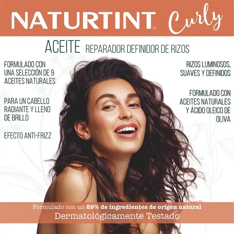 Naturtint Natural Curl Defining Repairing Öl 50Ml