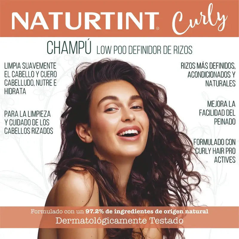 Naturtint Curly Lockig Definierte Locken Shampoo 330Ml