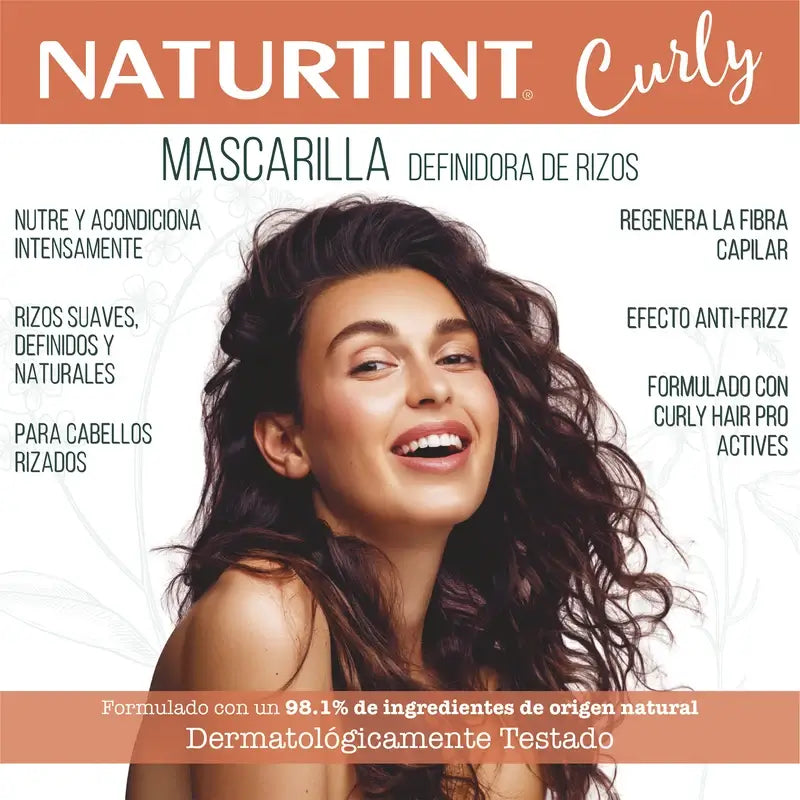 Naturtint Curly Curls Definierte Lockenmaske 300Ml