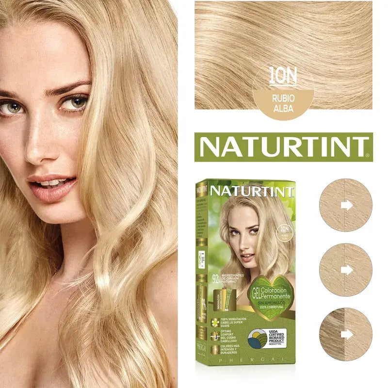 Naturtint Permanentes Färbemittel ohne Ammoniak 10N - Blond Alba