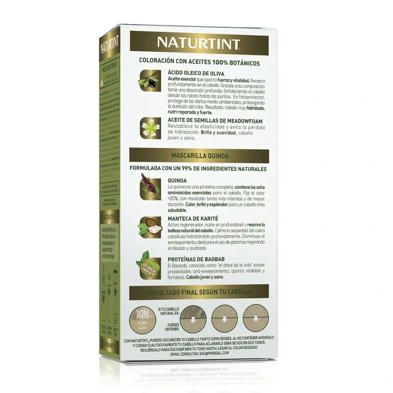 Naturtint Permanentes Färbemittel ohne Ammoniak 10N - Blond Alba