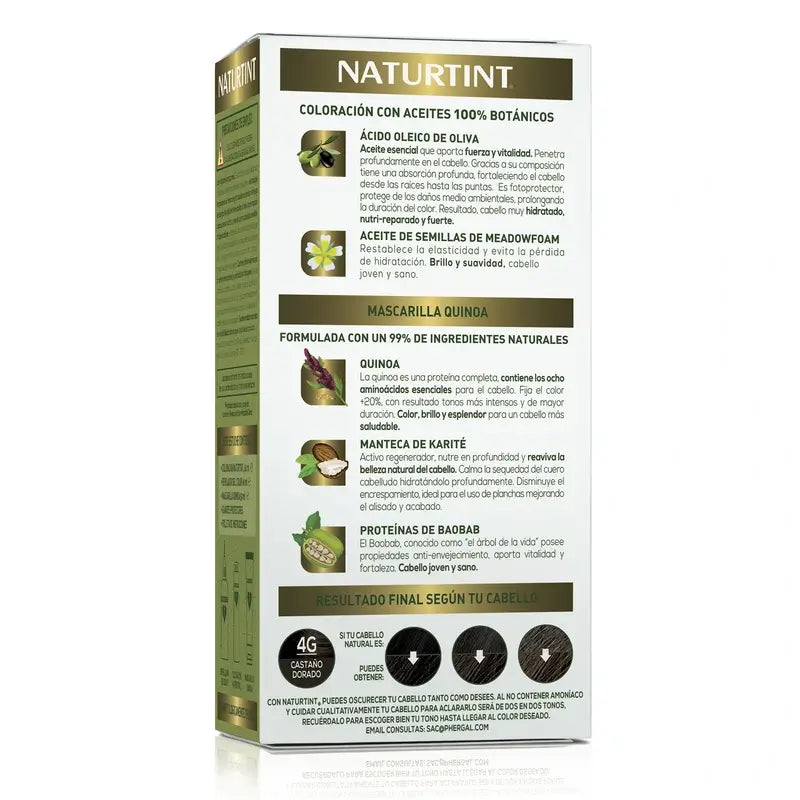 Naturtint Permanentes Färbemittel ohne Ammoniak 4G - Goldbraun