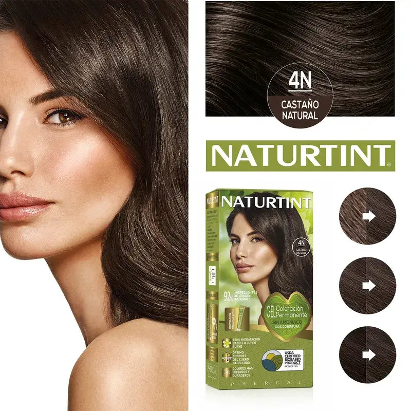 Naturtint Permanentes Färbemittel ohne Ammoniak 4N - Naturbraun