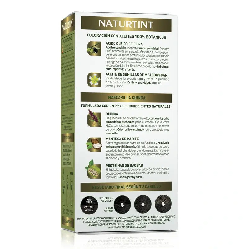 Naturtint Permanentes Färbemittel ohne Ammoniak 4N - Naturbraun