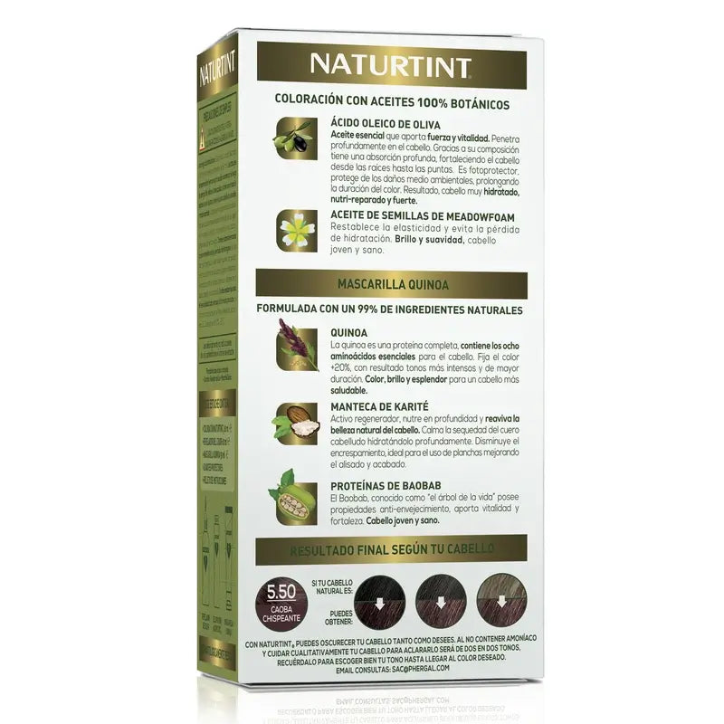 Naturtint Permanente Färbung Permanente Färbung Ammoniakfrei 5.50 - Sparkling Mahogany