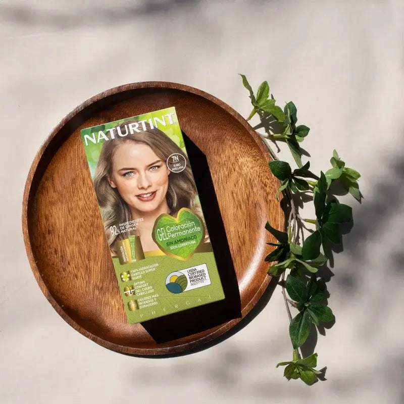 Naturtint Permanente Färbung Permanente Färbung Ammoniakfrei 7N - Haselnussblond