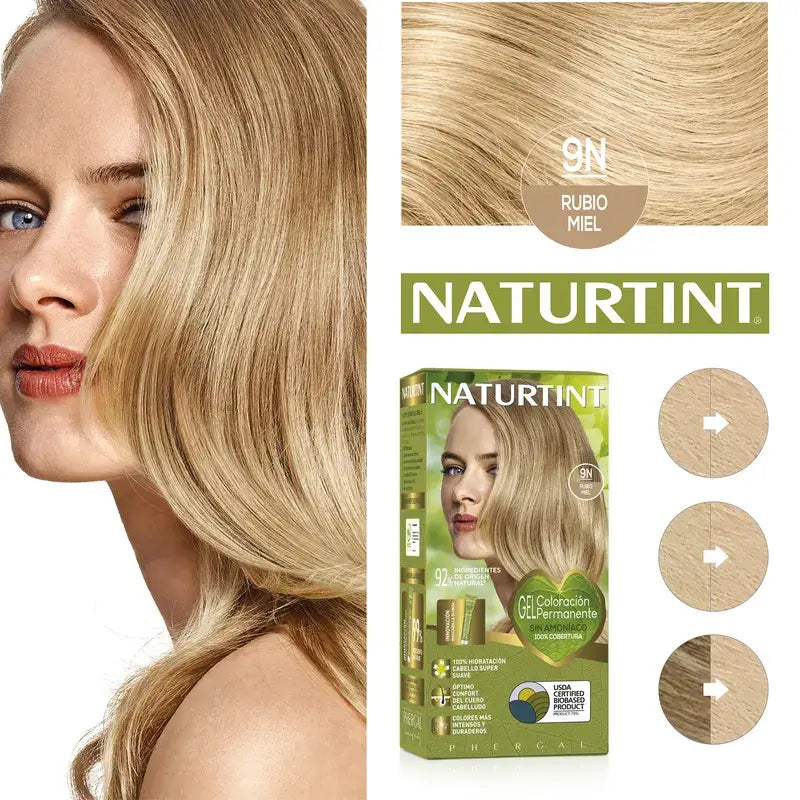 Naturtint Permanente Färbung Permanente Färbung Ammoniakfrei 9N - Honigblond