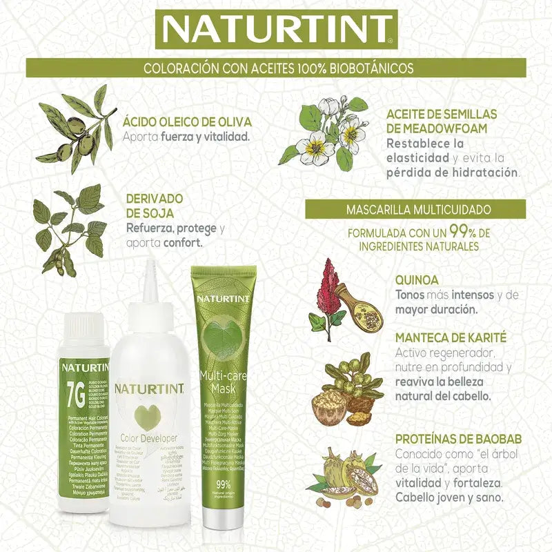 Naturtint Permanente Färbung Permanente Färbung Ammoniakfrei 9N - Honigblond