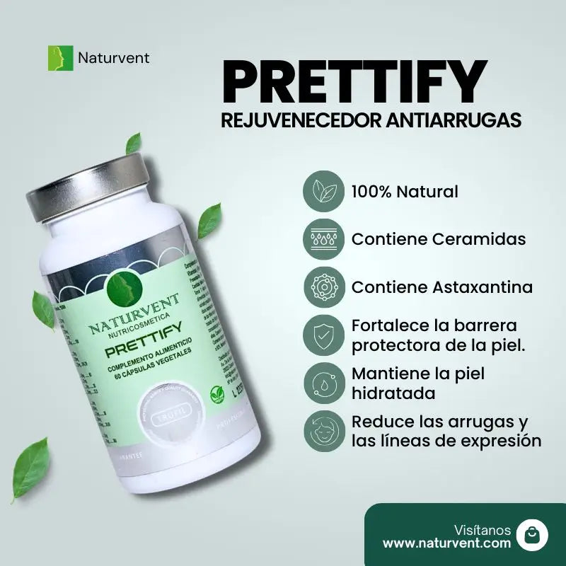Naturvent Anti-Falten Prettify, 60 Kapseln