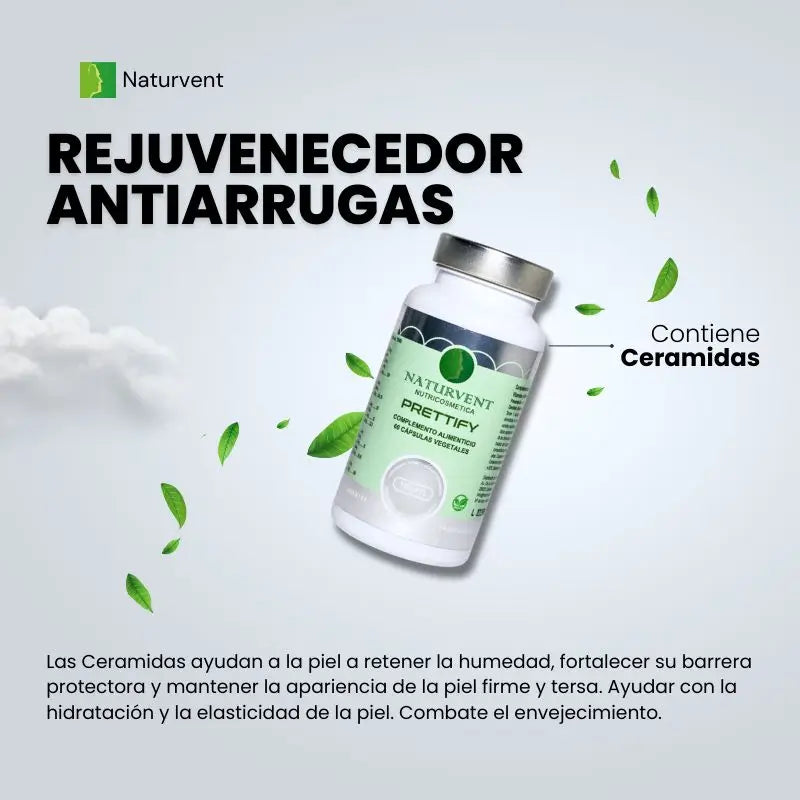 Naturvent Anti-Falten Prettify, 60 Kapseln