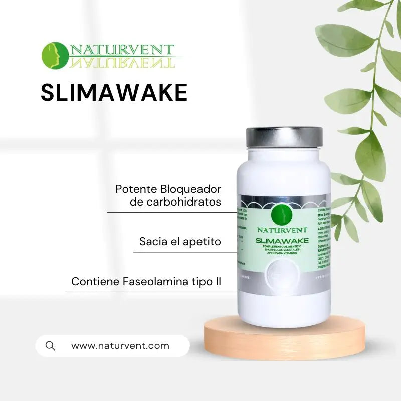 Naturvent Slimawake Kohlenhydratblocker, 60 Kapseln