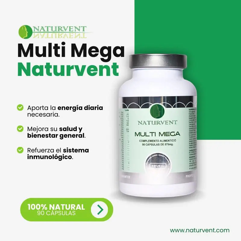 Naturvent Multivitamine Multi Mega Multivitamin, 90 Kapseln