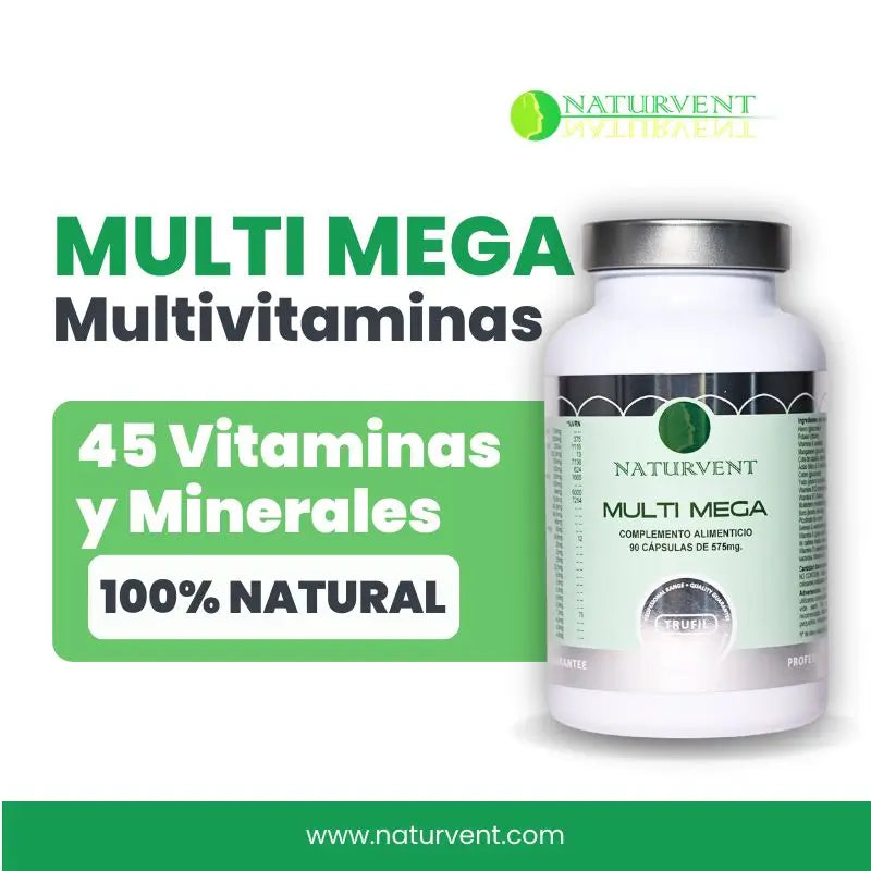 Naturvent Multivitamine Multi Mega Multivitamin, 90 Kapseln
