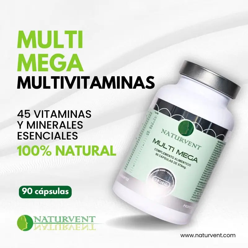 Naturvent Multivitamine Multi Mega Multivitamin, 90 Kapseln
