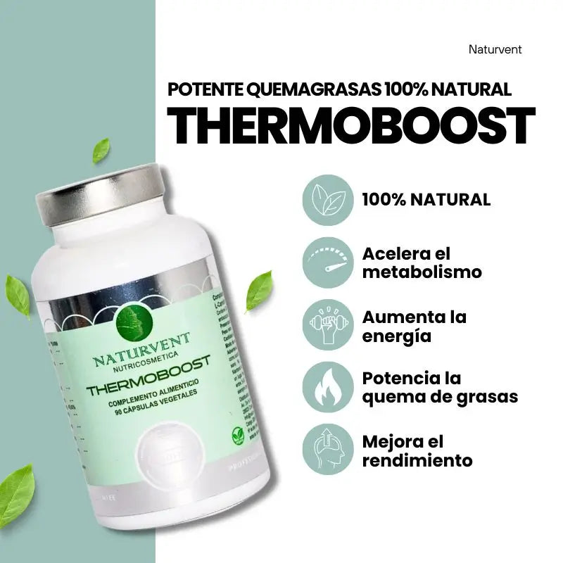 Naturvent Thermoboost Fettverbrenner, 90 Kapseln