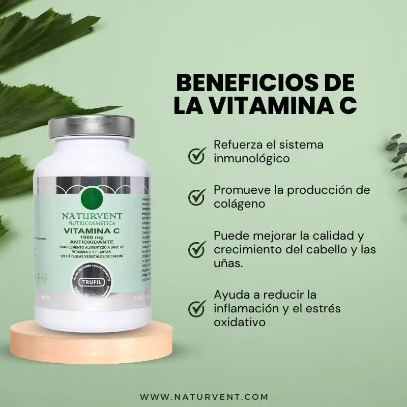 Naturvent Vitamine Vitamin C, 120 Kapseln