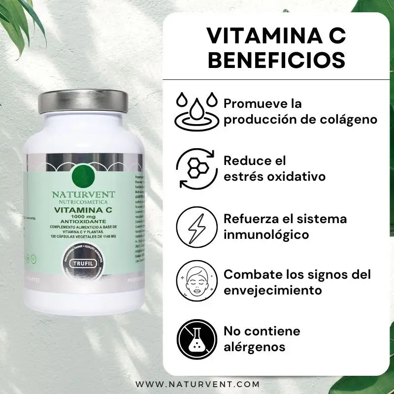 Naturvent Vitamine Vitamin C, 120 Kapseln