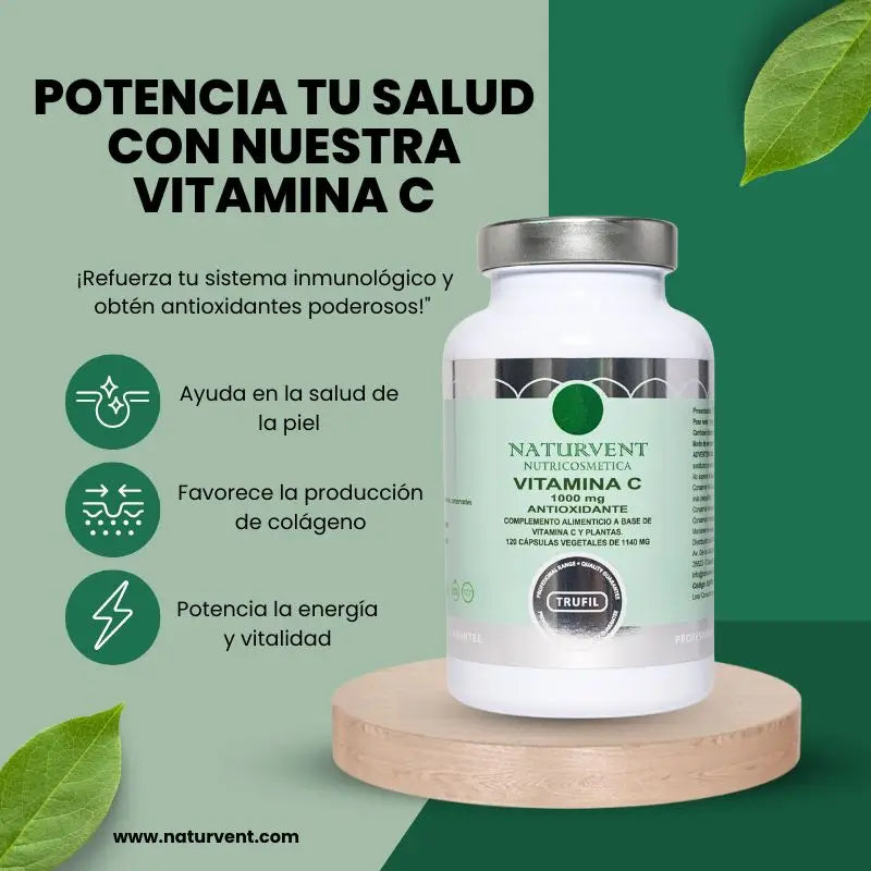 Naturvent Vitamine Vitamin C, 120 Kapseln