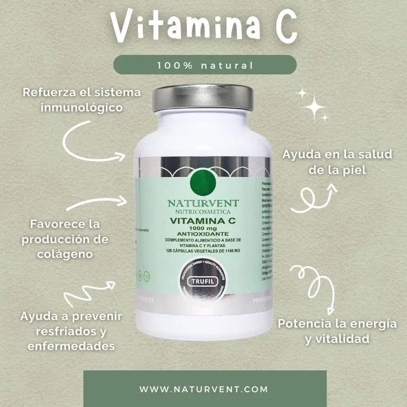 Naturvent Vitamine Vitamin C, 120 Kapseln