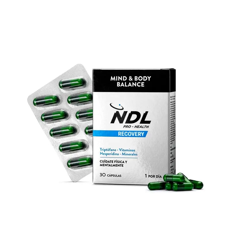 NDL Pro-Health Mind & Body Balance, Tryptophan mit Magnesium und Vitamin B6, 30 Kapseln