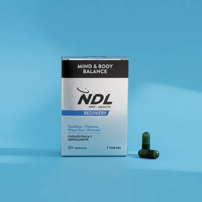 NDL Pro-Health Mind & Body Balance, Tryptophan mit Magnesium und Vitamin B6, 30 Kapseln