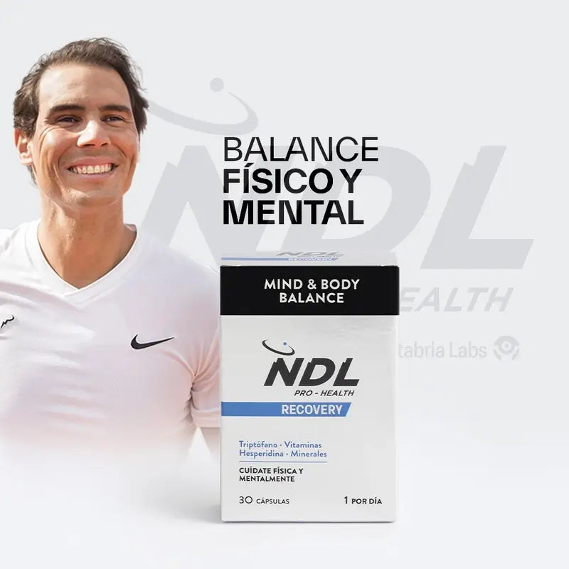 NDL Pro-Health Mind & Body Balance, Tryptophan mit Magnesium und Vitamin B6, 30 Kapseln