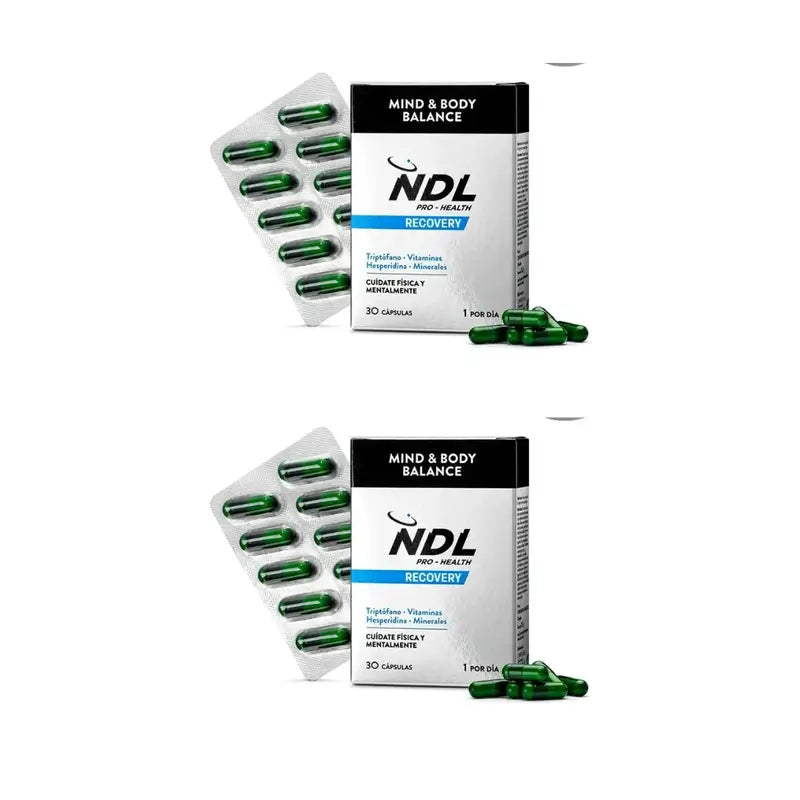Ndl Pro-Gesundheit Geist & Körper Balance, Tryptophan mit Magnesium und Vitamin B6, 2X30 Kapseln