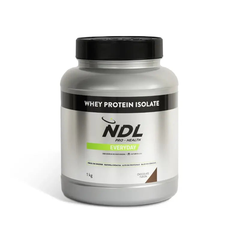 Ndl Pro-Gesundheit Molkenprotein-Isolat - Isolat-Protein, Schokoladen-Fusion, 1 kg