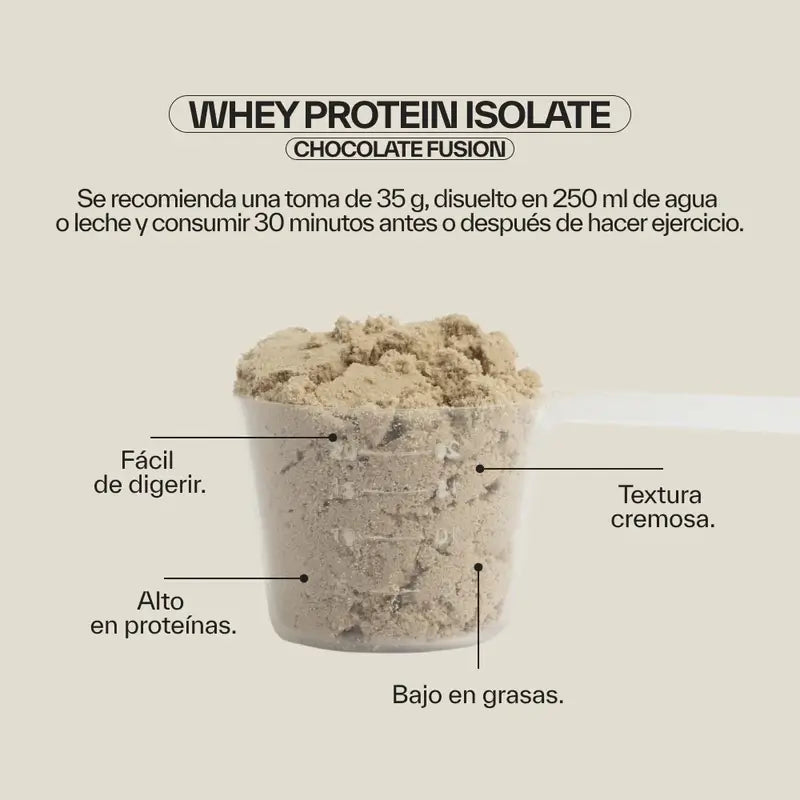 Ndl Pro-Gesundheit Molkenprotein-Isolat - Isoliertes Protein, Schokoladenfusion, 500 g