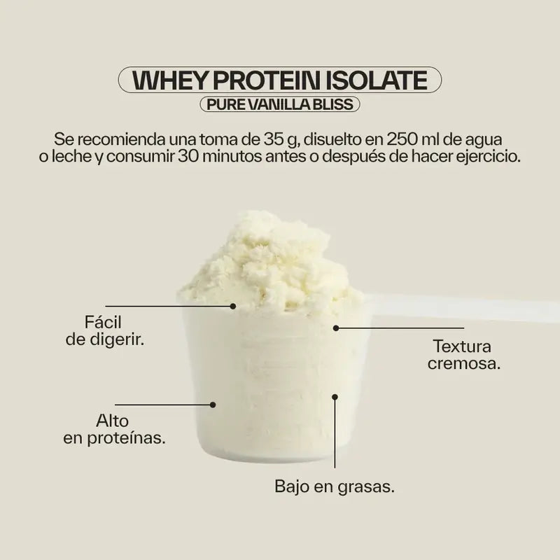 Ndl Pro-Gesundheit Molkenprotein-Isolat - Reines Vanille-Glück, 500 g