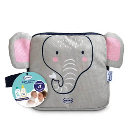 NENUCO Baby Stofftasche mit Seife und Eau de Toilette, 2x200 ml.