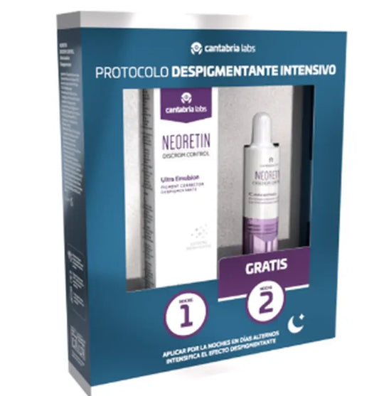 Neoretin Pack Depigmentierung Discrom Ultra Emulsion + Minitalla Konzentrat