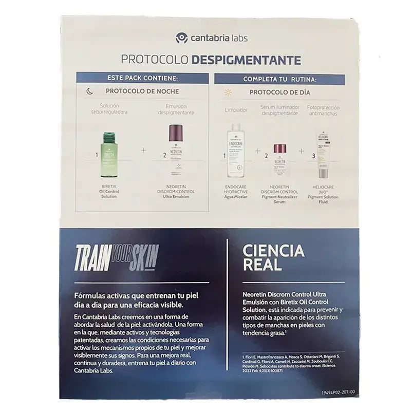 Neoretin Depigmentierungsprotokoll, Discrom Control Ultra Emulsion, 30Ml + Biretix Oil Control, 30Ml