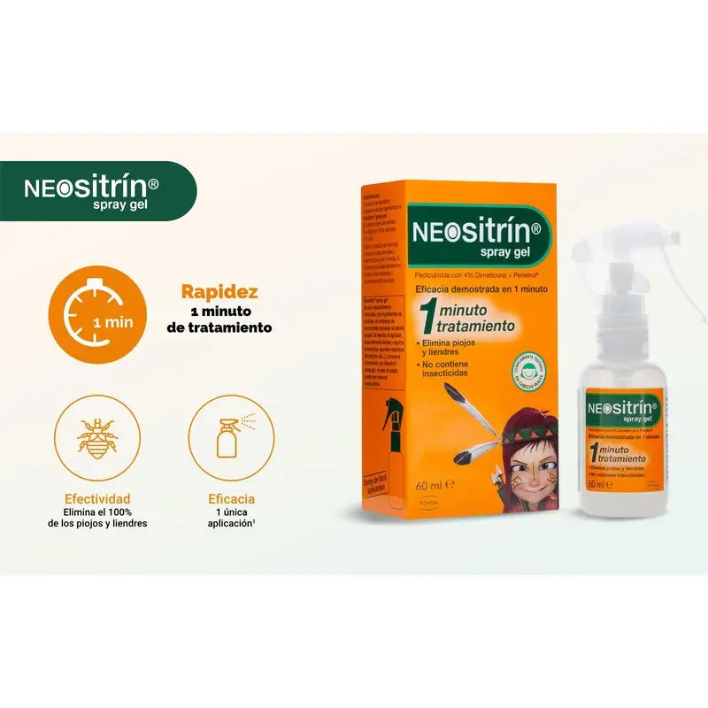 NEOsitrin® Anti-Läuse Flüssig-Gel-Spray 60 ml