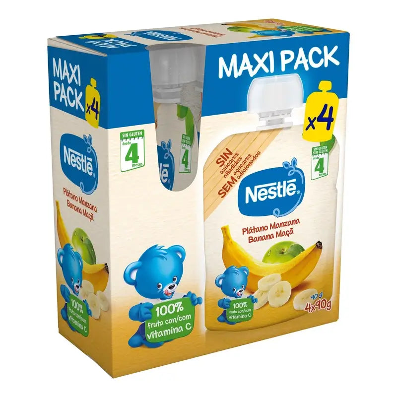 Nestlé Banane-Apfel-Sachet, 4X90g