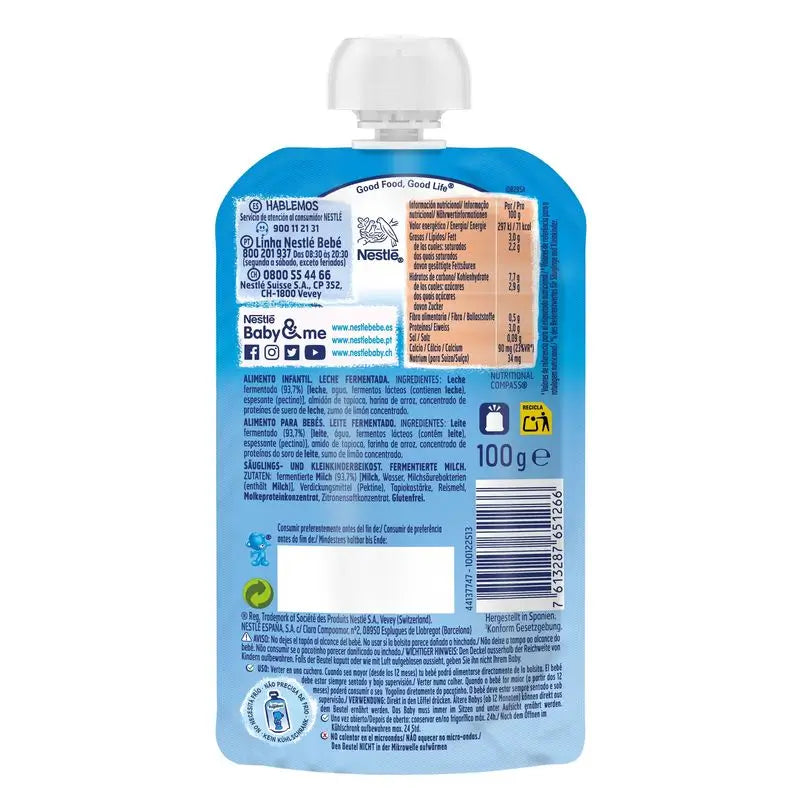 Nestlé Yogolino Sachet Natürlich Ungesüßt, 100g