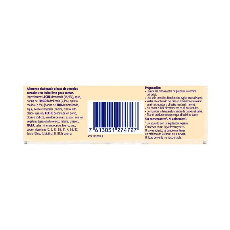 Nestlé Brik Milch & Cerealien 8 Cerealien mit Maria Biscuit, 2X250 g
