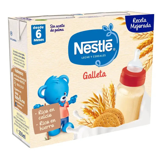 Nestlé Brik Milch & Cerealien 8 Cerealien mit Maria Biscuit, 2X250 g