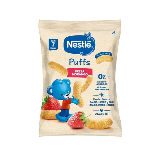 Nestlé Healthy Snacking Happy Puffs Erdbeer-Mais, 28g