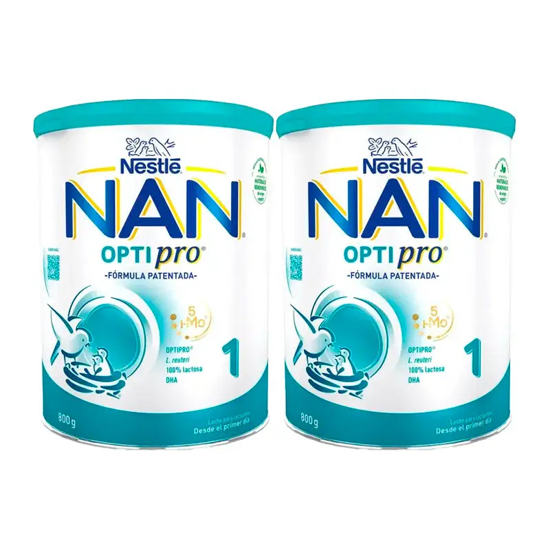 Nestlé Nan Optipro 1 Starter-Milch, 2X800 g