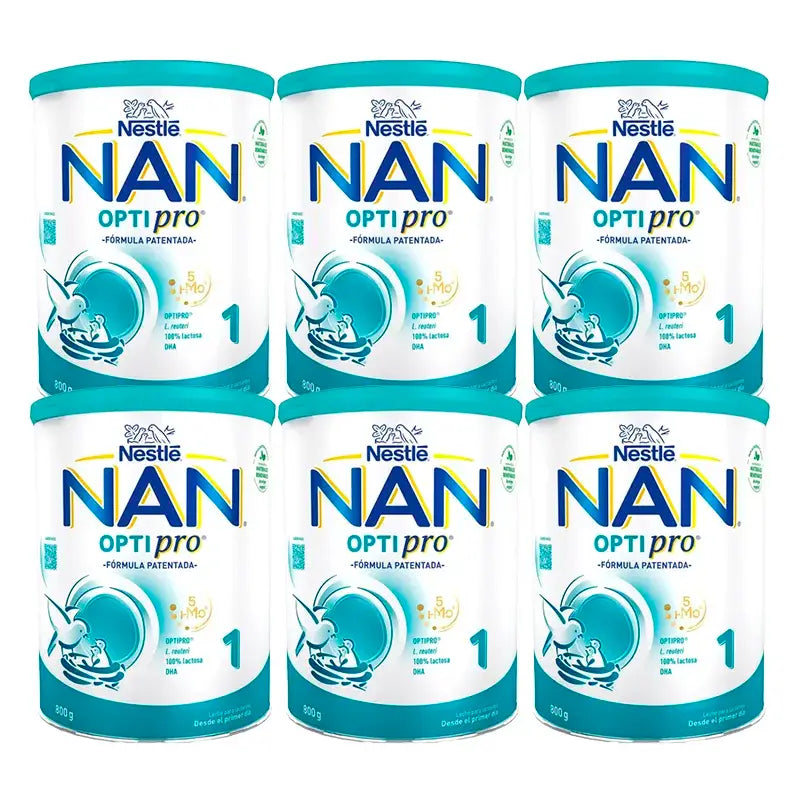 Nestlé Nan Optipro 1 Starter-Milch, 6x800g